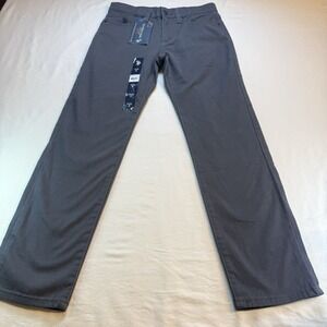 US Polo Assn Boys Straight Leg Twill Pants Grey Size 8 NWT